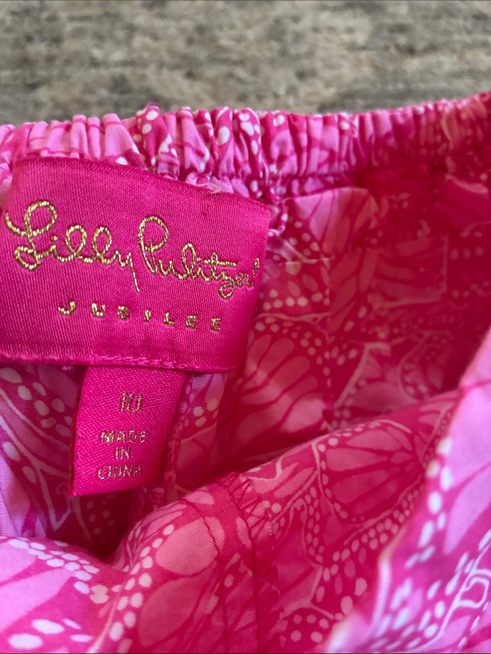 Lilly Pulitzer Girls' Mixed Print Skorts - size 10 - 100% cotton - Picture 4 of 15